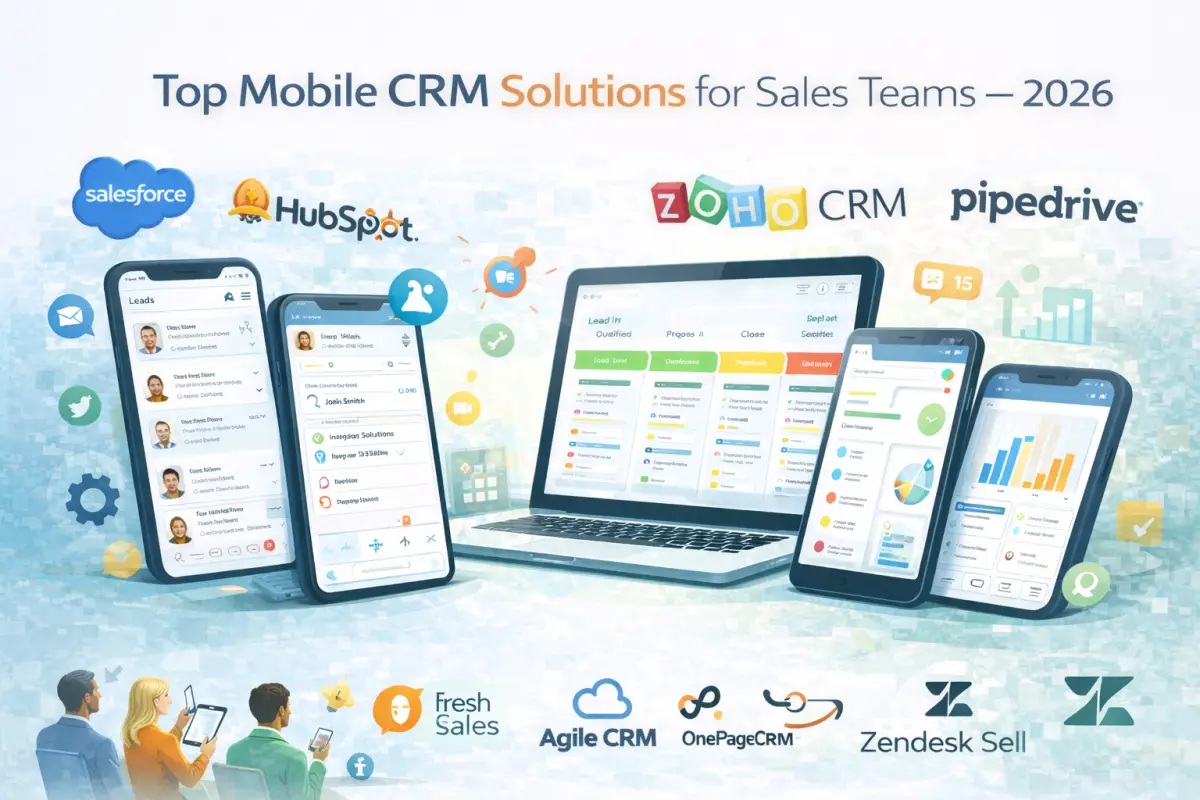 Top Mobile CRM Solutions for Sales Teams