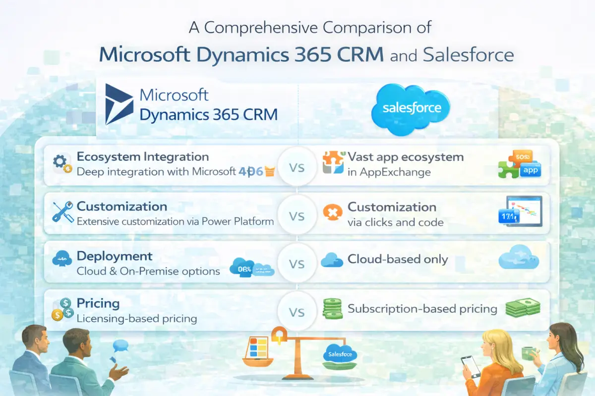 A Comprehensive Comparison of Microsoft Dynamics 365 CRM and Salesforce